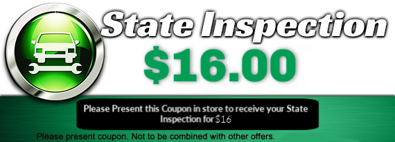 $16.00 State Inspection in Broadway, VA